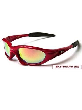 EUC X-Loop Wrap Around Men's Sport Sunglasses - Cycling, Frisbee-Golf, Water-Ski